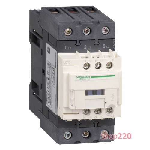 Контактор 40 A, катушка 220 В AC, 3 полюса, LC1D40AM7 Schneider Electric