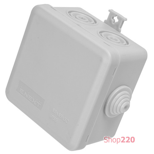 Распределительная коробка 85х85х58, IP55. e.db.stand.85.85.50u Enext s027040