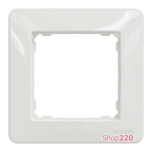 Рамка 1 пост, белый, Sedna Design SDD311801