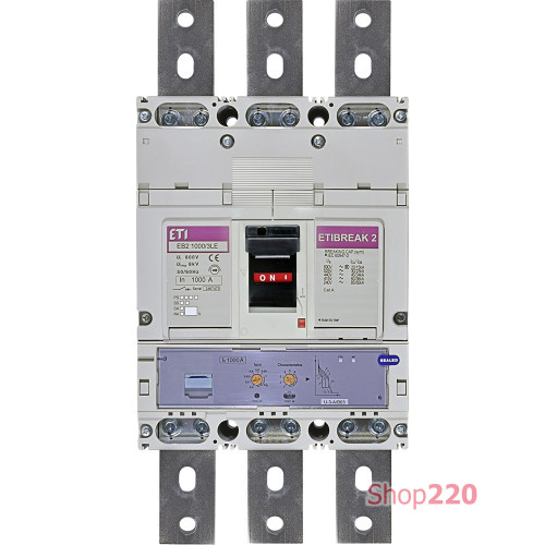 Силовой автомат 1000 А, 3-фазный, EB21000/3L ETIBREAK 2 ETI 4672210