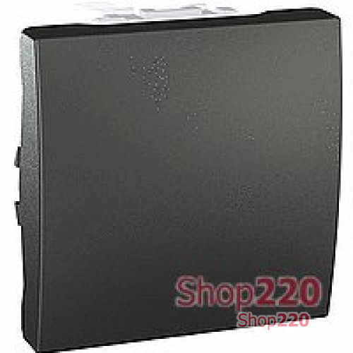 Выключатель перекрестный, 2 модуля, черный, Unica Top MGU3.205.12 Schneider