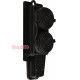 Колодка каучуковая 2Р+PE с защитными крышками двухместная 16А IP44 A0250010008
