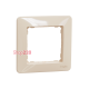 Рамка 1 пост, бежевый, Sedna Design SDD312801