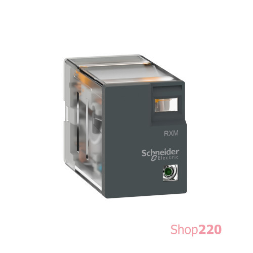 Миниатюрное электромеханическое реле Harmony Easy, 5А, 2CO, без LED, 230В RXM2LB1P7