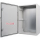 Корпус из АБС-пластика, ударопрочный, с монтажной панелью, непрозрачная дверца, 50*70*25, IP65, серии UBox A0270010023