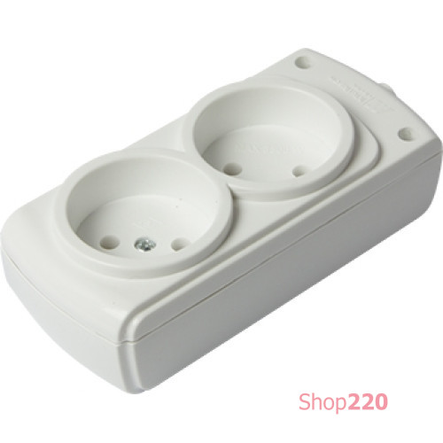 Колодка 2 гнезда, без заземления, etes.2 Enext s042099