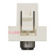 Розетка Coaxial F-type, бежевый, 1 модуль, Unica New Schneider NU346844