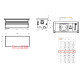 Блок розеток в стол 3х220В + USB тип А+С, черный, Versalid ASA 060.39F.00011