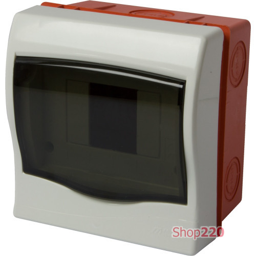 Корпус пластиковый встраиваемый 4модульный Multusan, e.plbox.stand.w.04mU Enext s0290014u
