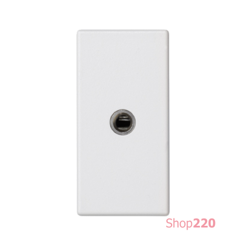 Розетка аудио stereo mini-jack, 1 модуль, белый, К45 Simon K123B/9