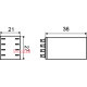 Реле промежуточное 12 В AC, 5 А, 2 СО, MY2 Аско A0090010026