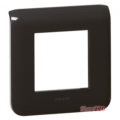 Рамка 1 пост, черный, Mosaic New Legrand 079042L