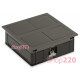 Врезная розетка в стол 220В + USB тип А+С, черный, Versahit ASA 060.15F.00045