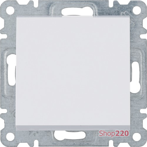 Выключатель одноклавишный, белый, Lumina-2 WL0010 Hager