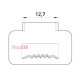 Стальная скрепа, e.steel.fastener.pro.12,7 Enext p040012