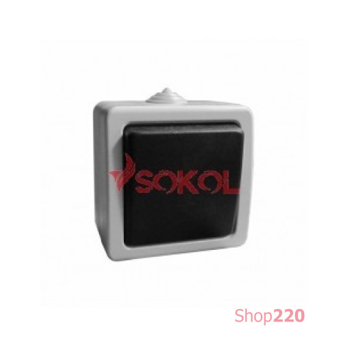 Выключатель проходной накладной IP 54 Титан Sokol