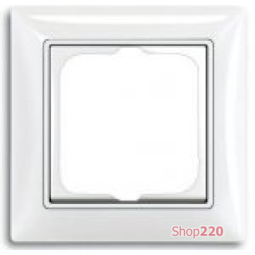 Рамка 1 пост, белый, ABB 2511-94-507 Basic 55