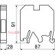 Клеммник JXB 95/35 серый A0130010009