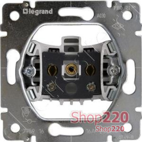Механизм розетки без заземления (2K), 16А, Galea Life 775916 Legrand