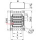 Лоток перфорированный 110х200х3050 мм, MKSM (1мм), FS (18-22 мкм) 6059160