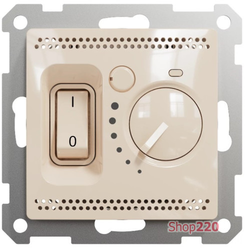 Термостат для теплого пола, бежевый, Sedna Design SDD112507