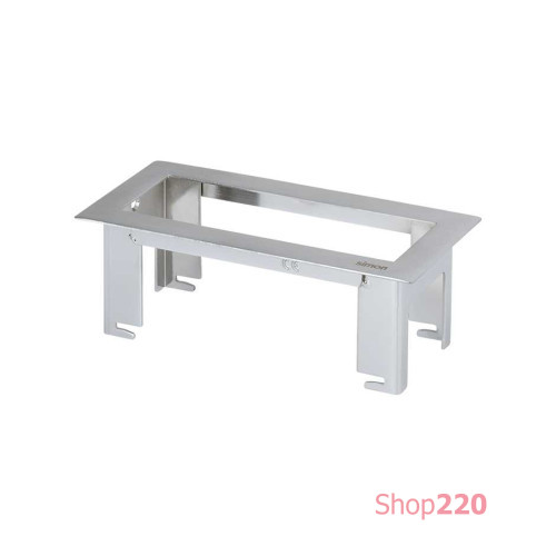 Рамка Ofiblock LINE для врезки в стол блока KFC102 на 2 (3) розетки, Simon KSF132/8