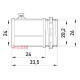 Ввод металлический винтовой, e.industrial.pipe.dir.screw.3/4" Enext i0460002