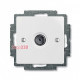 Розетка телевизионная TV, белый, ABB 1743-01-94-507 Basic 55