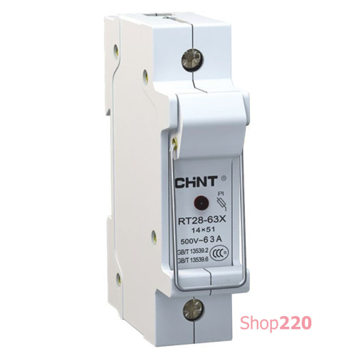 Держатель предохранителей 1P 10x38 с индикацией, NRT28-32X Chint 520468
