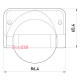 Датчик движения настенный, 180°, IP44, e.sensor.pir.09.white