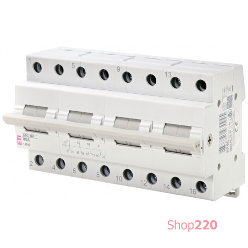 Переключатель нагрузки 1-0-2, 80A 4p, SSQ 480 ETI 2421447