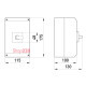 Переключатель 1-0-2 в корпусе, 40А, 3 полюса, e.industrial.sb.1-0-2.3.40 Enext i0360006