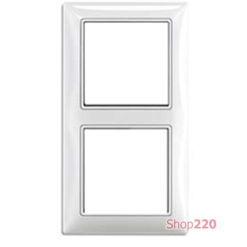 Рамка 2 поста, белый, ABB 2512-94-507 Basic 55