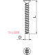 Винты для подрозетников d=3,2мм, L=15мм, ZA 15-GS-S Obo Bettermann