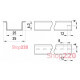 Din-рейка, 25 см, e.din.stand.rail.101 Enext s023006