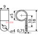 Скоба кабельная CHS 3/16R (100 шт.) A0150140002