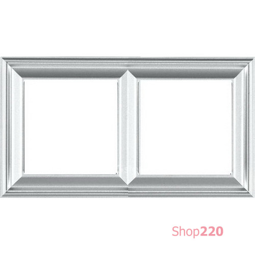 Рамка 2 поста, белый, JUNG Eco Profi Design EPD482WW