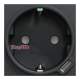 Розетка с USB тип С, 10,5 Вт, антрацит, 2 модуля, Unica New Schneider NU301754