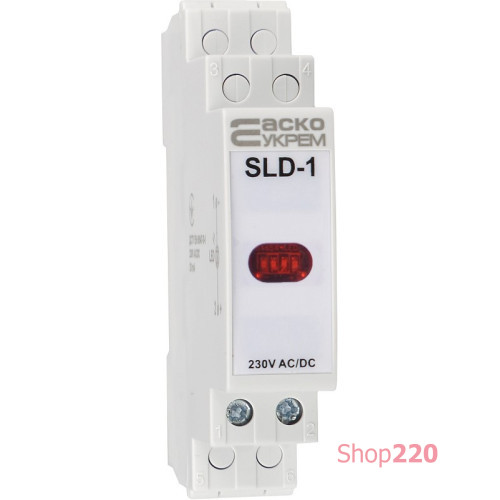 Сигнальный индикатор красный, 230V AC/DC, SLD-1 A0140030032