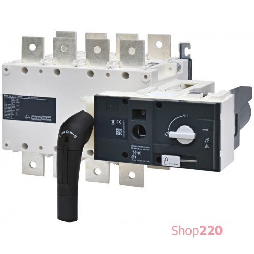 Переключатель нагрузки "1-0-2" с мотор-приводом 630А, 4P, MLBS 630 230VAC 4P CO ETI 4661921