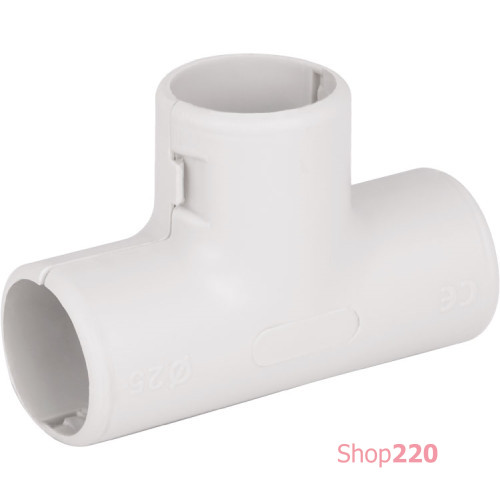 Т-разъем разборной для труб d25мм MUTLUSAN, e.pipe.t.connect.stand.m.25 Enext s1035212