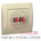 Механизм розетки акустической двойной, Galea Life 775784 Legrand