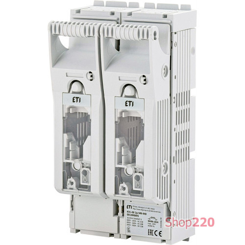 Разъединитель для предохранителей KVL 00 2P 160A (Клемма M8-M8) ETI 1690895