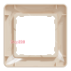 Рамка 1 пост, бежевый, Sedna Design SDD312801