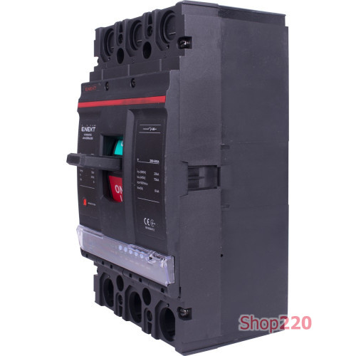 Силовой автомат с электронным расцепителем 500 А, 3-фазный, e.industrial.ukm.630Re.500 Enext i0770046