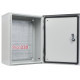 Корпус с монтажной панелью металлический 40*30*25 см, IP54, серии UBox A0260020038
