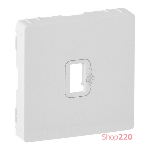 Лицевая панель розетки USB, белый, Valena 754750 Legrand
