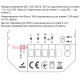Wi-Fi терморегулятор с большим сенсорным экраном + Tuya, черный, terneo nx black