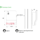 Зарядка для электромобилей 32А, 1 фаза, с зарядным кабелем EVLINK WALLBOX T2 Schneider Electric EVH2S7P0CK
