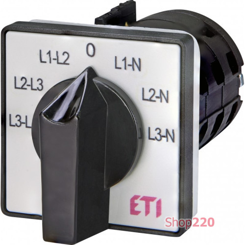Переключатель CS 16 66 U (Ф./Л.напряжения_с/ч_16A) ETI 4773089